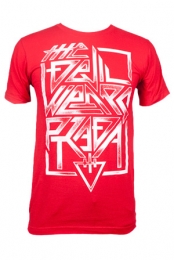 Angled Text Tee (Red) T-Shirts from The Devil Wears Prada
