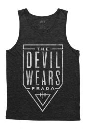 Symbol Tank (Heather Black) T-Shirts from The Devil Wears Prada